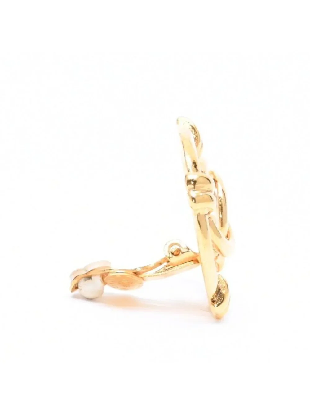 Chanel Earrings CC Logo 93 Gold